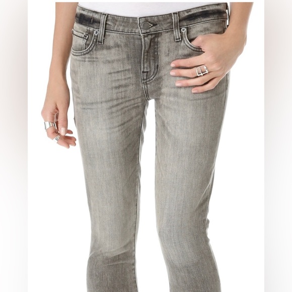 TEXTILE Elizabeth and James Davis Zip Skinny Moto Jeans Size 26 - Picture 11 of 15